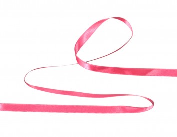 Satijnlint dubbelzijdig Pink  8 mm breed  100 % polyester.  Dit satijnband voelt heel zacht en natuurlijk aan