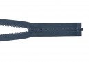 Blokrits marine/ diep donkerblauw  50 cm lang  Sportrits van YKK