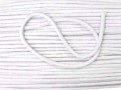 Koord wit  Doorsnee circa 6 mm  100 % katoen (met ziel)