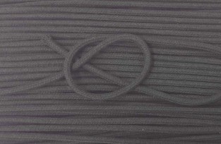 Koord donkerbruin  Doorsnee circa 6 mm  100 % katoen (met ziel)