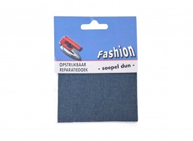 Reparatiedoek van jeans. Zo kunt u in 1 keer een groot oppervlak repareren. Opstrijkbaar 10 x 40 cm