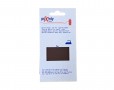 Reparatiedoek. Bruin opstrijkbaar reparatiedoek van Pronty  11 x 25 cm.  100% katoen  Wassen tot 95 graden