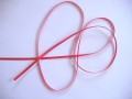 Satijnlint Helder rood 3 mm breed