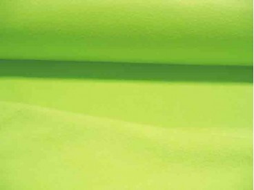 Limekleurige anti pilling polar fleece. 100% poly 1.50 mtr.br. 