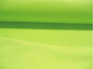 Limekleurige anti pilling polar fleece. 100% poly 1.50 mtr.br. 