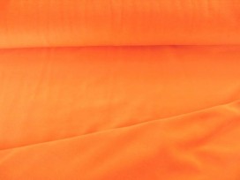 Oranje nicky velours.  80%kat./20%pe  1.50 mtr.br.