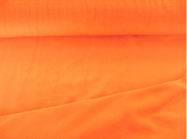 Oranje nicky velours.  80%kat./20%pe  1.50 mtr.br.