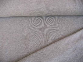 Tricot grijs gemeleerd, een mooie kwaliteit jersey  92% katoen/8% elastan  1,60 meter breed  240 gram p/m²