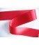 Rood satijnlint double faced van 40 mm. breed.