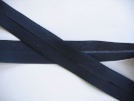 Biaisband Donkerblauw 3 cm breed  
