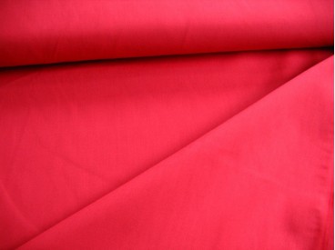 Poplin polyester-katoen Rood