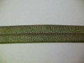 Elastisch vouwtres biaisband Legergroen 466H
