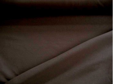 Tricot donkerbruin, een mooie kwaliteit jersey   92% katoen/8% elastan  1,60 meter breed  240 gram p/m²