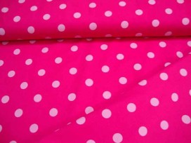 Grote stip katoen Pink/roze 8302