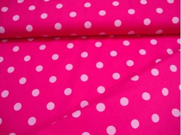 Grote stip katoen Pink/roze 8302