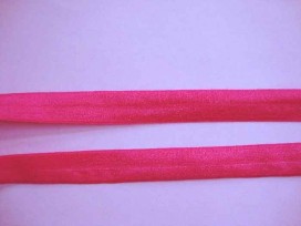 Elastisch vouwtres biaisband Pink 468