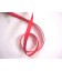 Rood biaisband van 12 mm. breed.