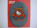 Hello Kitty ovaal jeans In rode auto