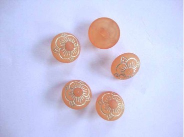 Bloemknoop Oranje 15mm. bk405-S3