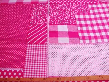 Boerenbont Patchwork Pink 5634-17N