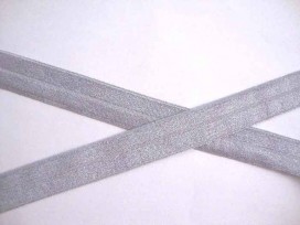 Elastisch vouwtres biaisband Lichtgrijs 472
