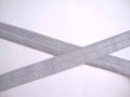 Elastisch vouwtres biaisband Lichtgrijs 472