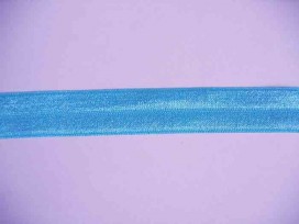 Elastisch vouwtres biaisband Aqua 475