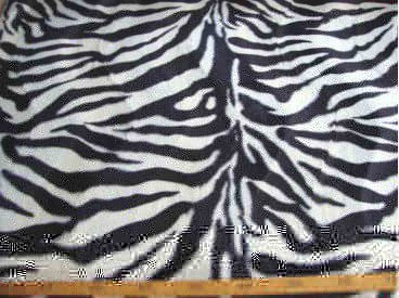 Dierenprint Velboa Zebra Wit 4511-50N