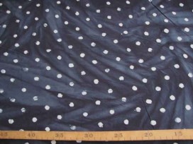 Batik Bubble Zwart met stip 6455-1