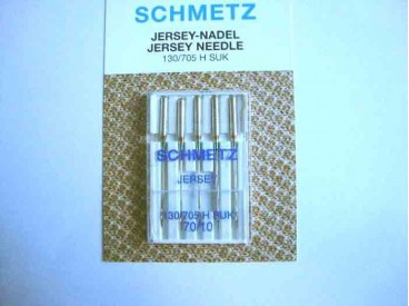 Schmetz naaimachine naalden. Jersey / ballpoint naalden voor tricot stoffen. 5 stuks per doosje Naalddikte 70/10
