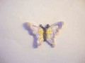 Applicatie vlinder Lichtlila met geel 1149-7kl