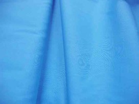 Poplin polyester-katoen Aqua