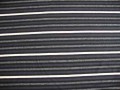 Tricot streep 2 kleurig grijs/zwart/offwhite 1548-69N