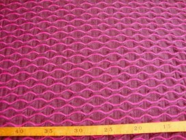 Tricot Pink met golf structuur 1234-17N