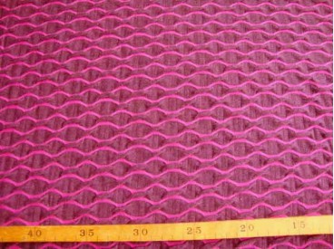 Tricot Pink met golf structuur 1234-17N