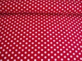 Middelstip katoen Rood/wit 5576-15N