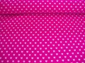 Mini hartje katoen Pink/wit 1264-017N