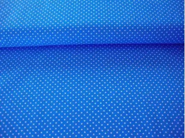 Mini stip katoen Aqua/wit 5575-4N