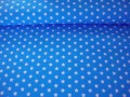 Sterretje katoen Aqua/wit 1266-4N