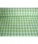 Een limekleurige boerenbont ruit van 10 x 10 mm. 100%katoen 1.45 mtr.br. 