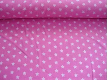 Sterretje katoen Roze/wit 1266-11N