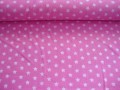 Sterretje katoen Roze/wit 1266-11N