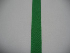 Keperband 15mm gras groen