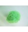 Een lime kleurig pom pom bolletje met een doorsnee van 7 cm.  Leuk voor het garneren van mutsen capes of kleding.
