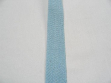 Keperband Licht blauw  3cm breed