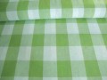 Boerenbont ruit 60x60mm. Limegroen 8112