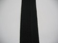 Keperband 4cm. zwart