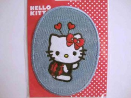 Hello Kitty Ovaal jeans als lieveheersbeestje verkleed
