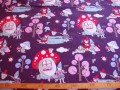 Dapper katoen Kabouter Grote print Donkerblauw