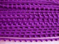 Sierband Pom pom mini mini Paars